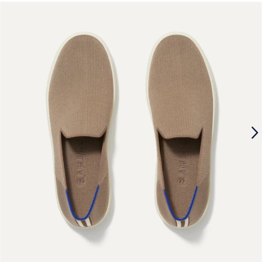Rothy’s slip on sneakers Latte size womens 7